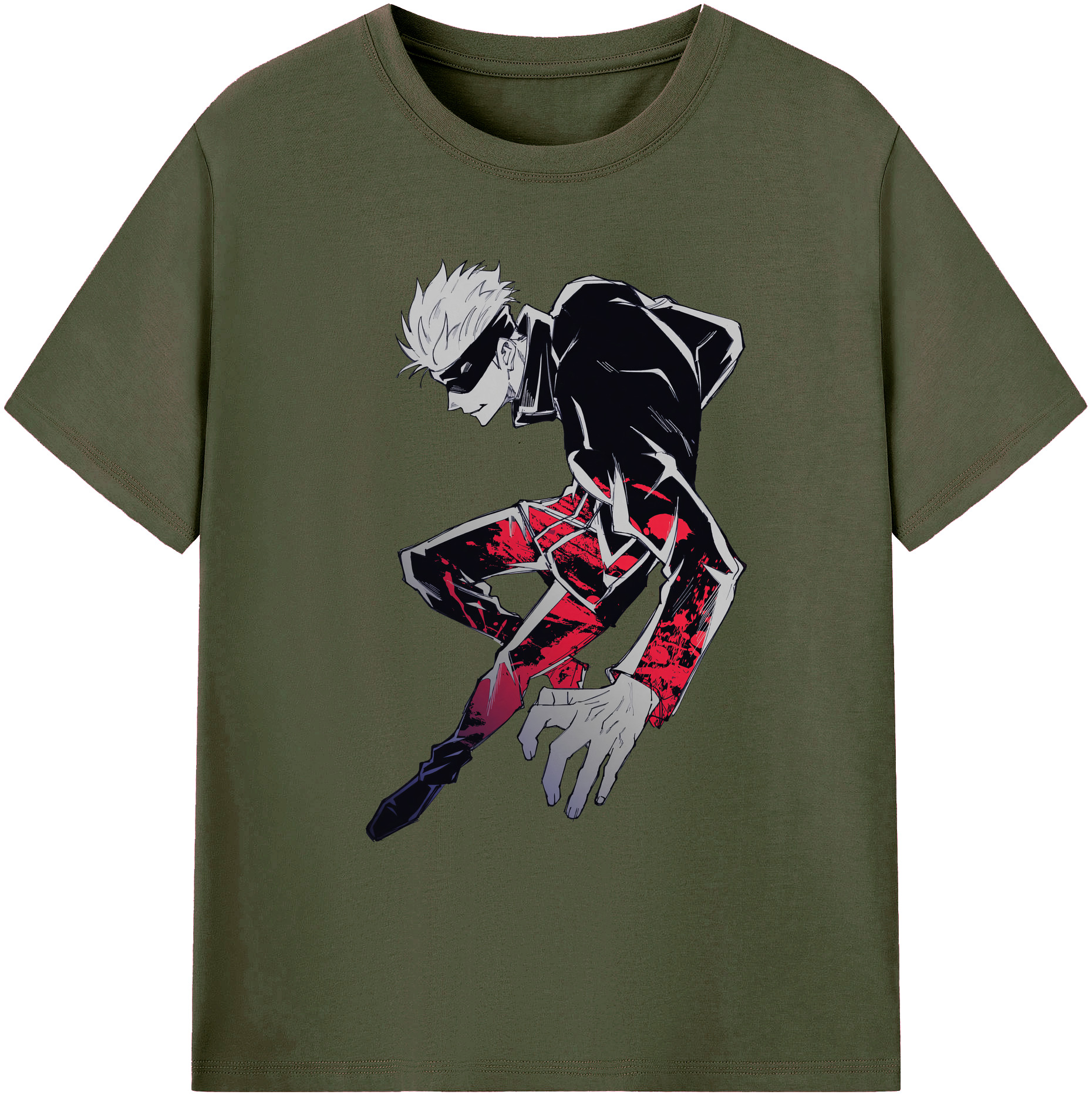 （画像用） 呪術廻戦 Jujutsu Kaisen 綿100％ メンズ半袖Tシャツ｜肌触りやわらか＆通気性
